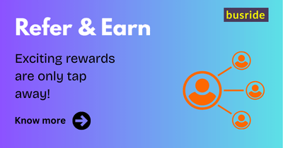 Refer and earn busride