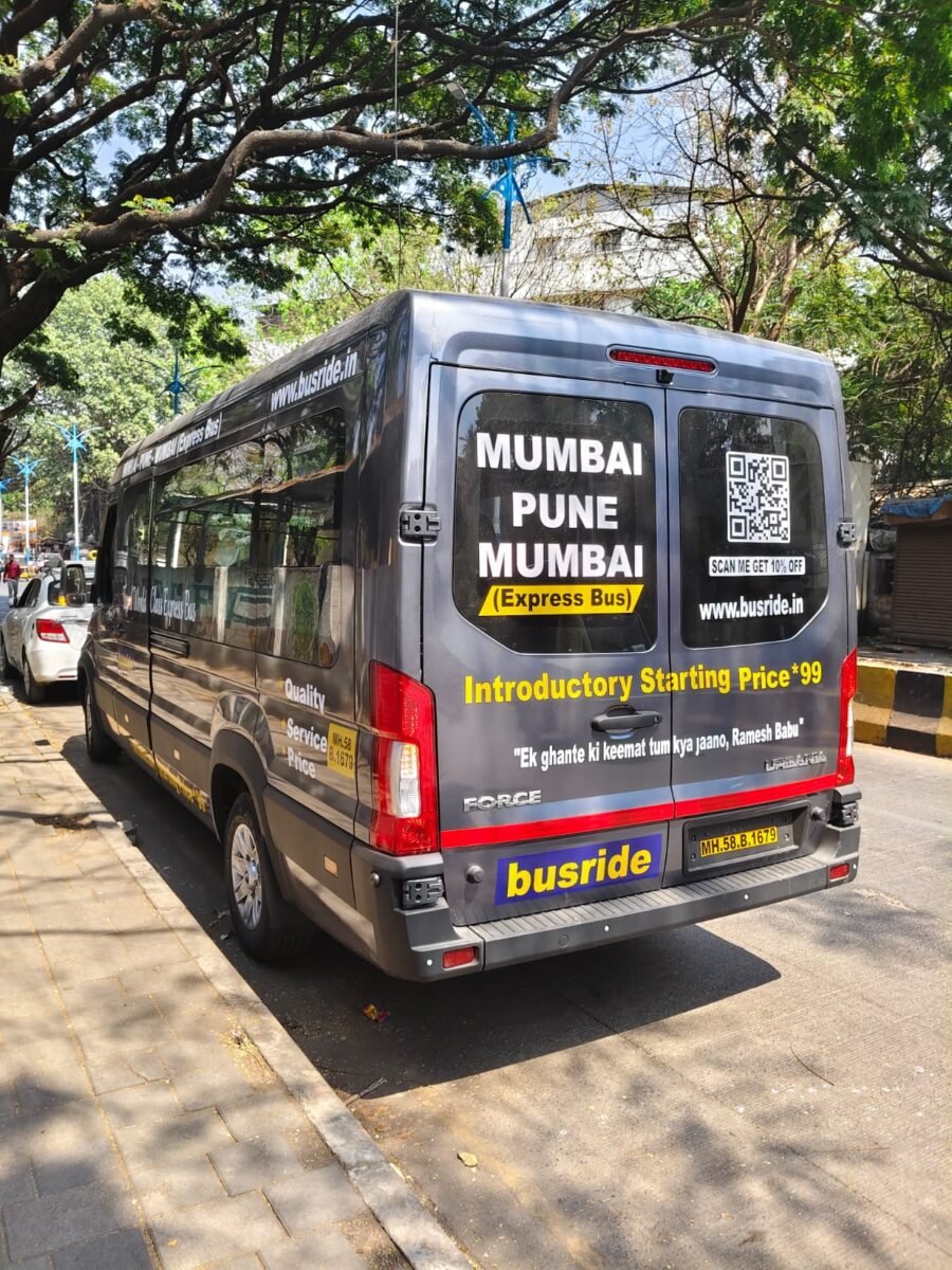 Mumbai Pune Mumbai Shuttle Bus Image