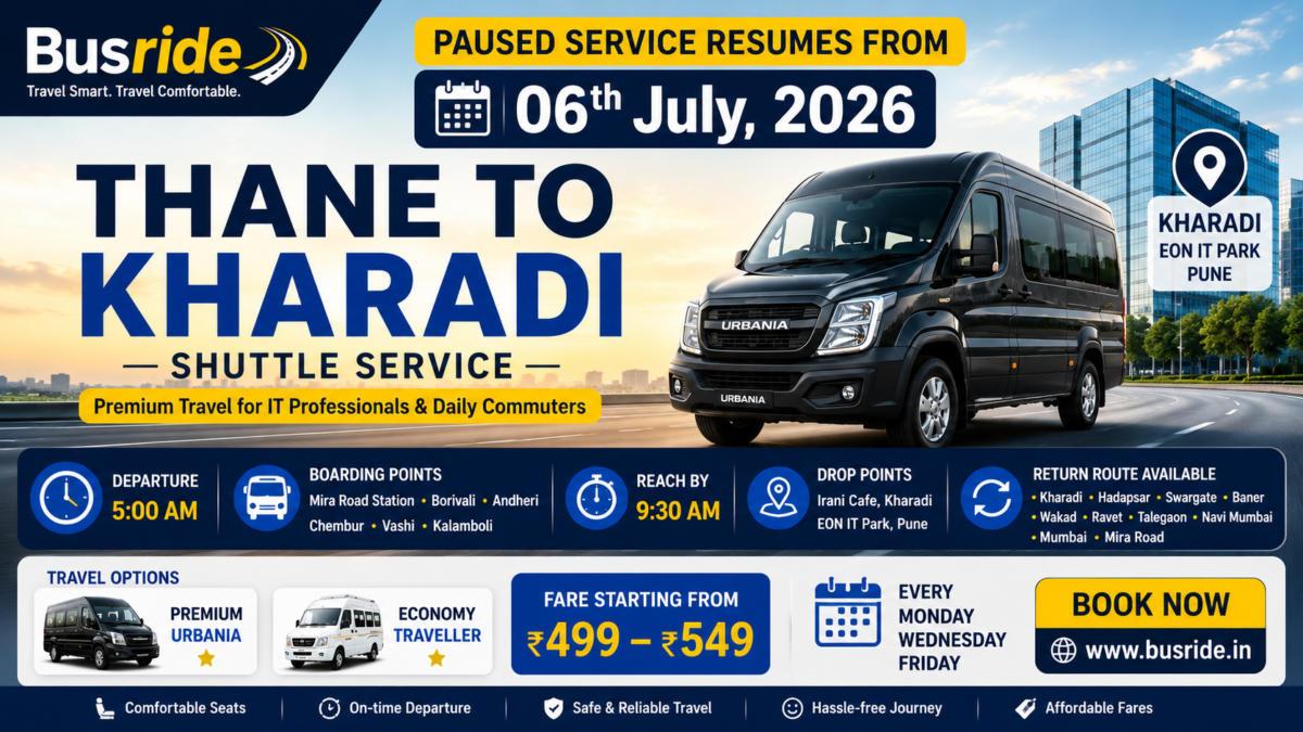 Mumbai to Kharadi